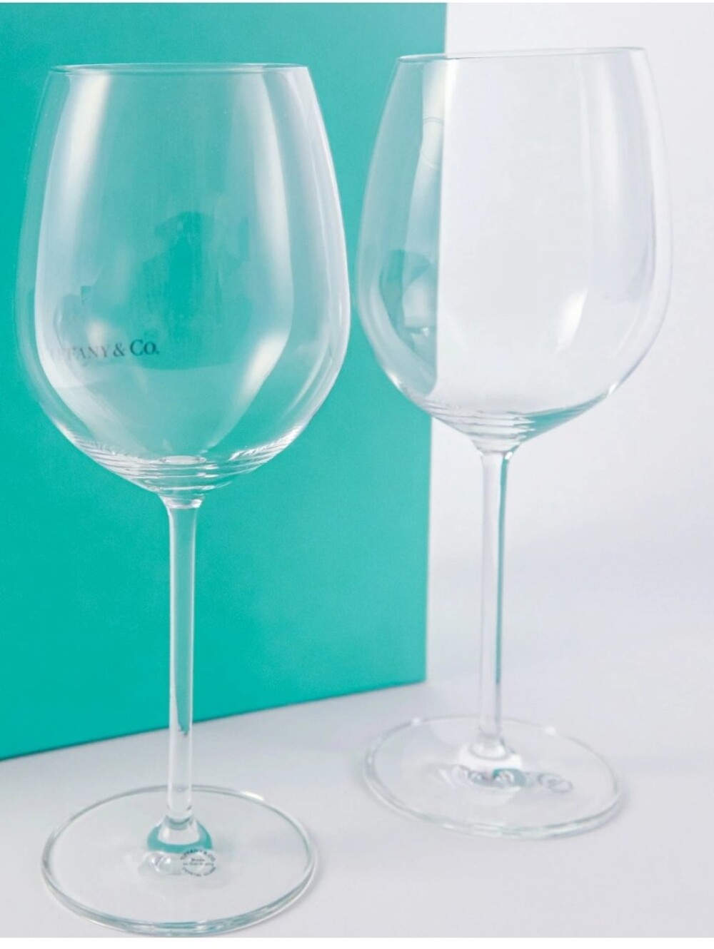 Tiffany & Co. Crystal White Wine Glasses